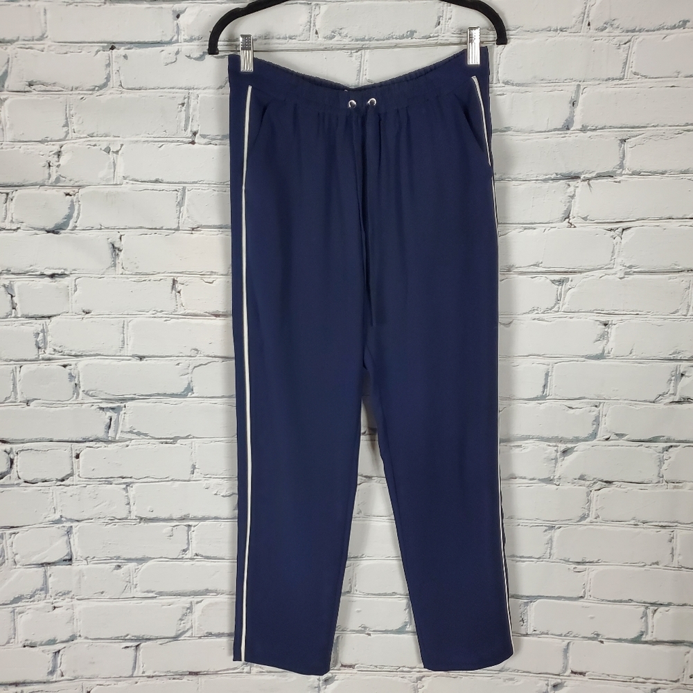 Parker Cassius Pull-On Crop Ankle Pants in Aquarius - Picture 2 of 8